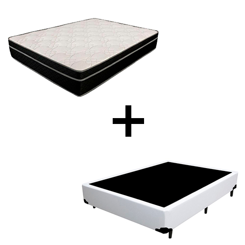 Cama Box Casal 138 - Tecido Sintético Bra...