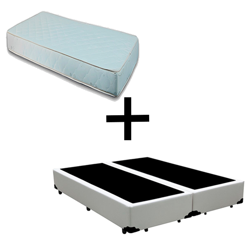 Cama Box Casal 138 Bipartido - Tecido Sin...