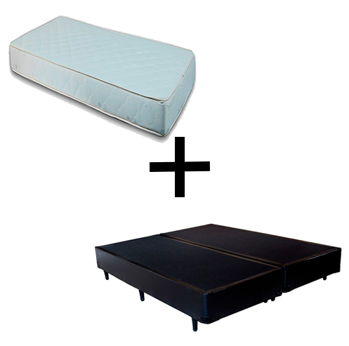 Cama Box Queen 158 - Tecido Sintético Pre...