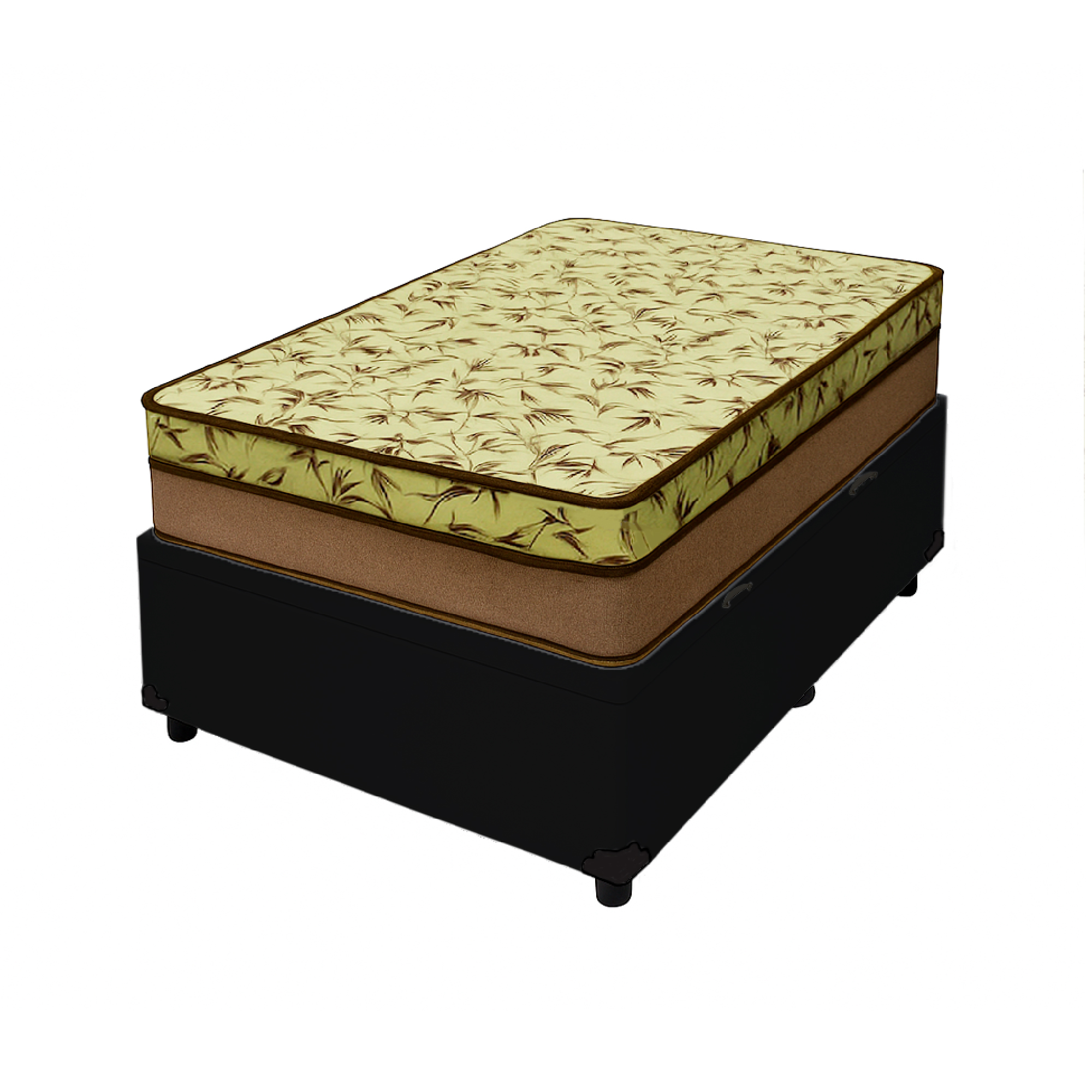 Cama Box Baú Solteiro 88 Tecido Sintético...