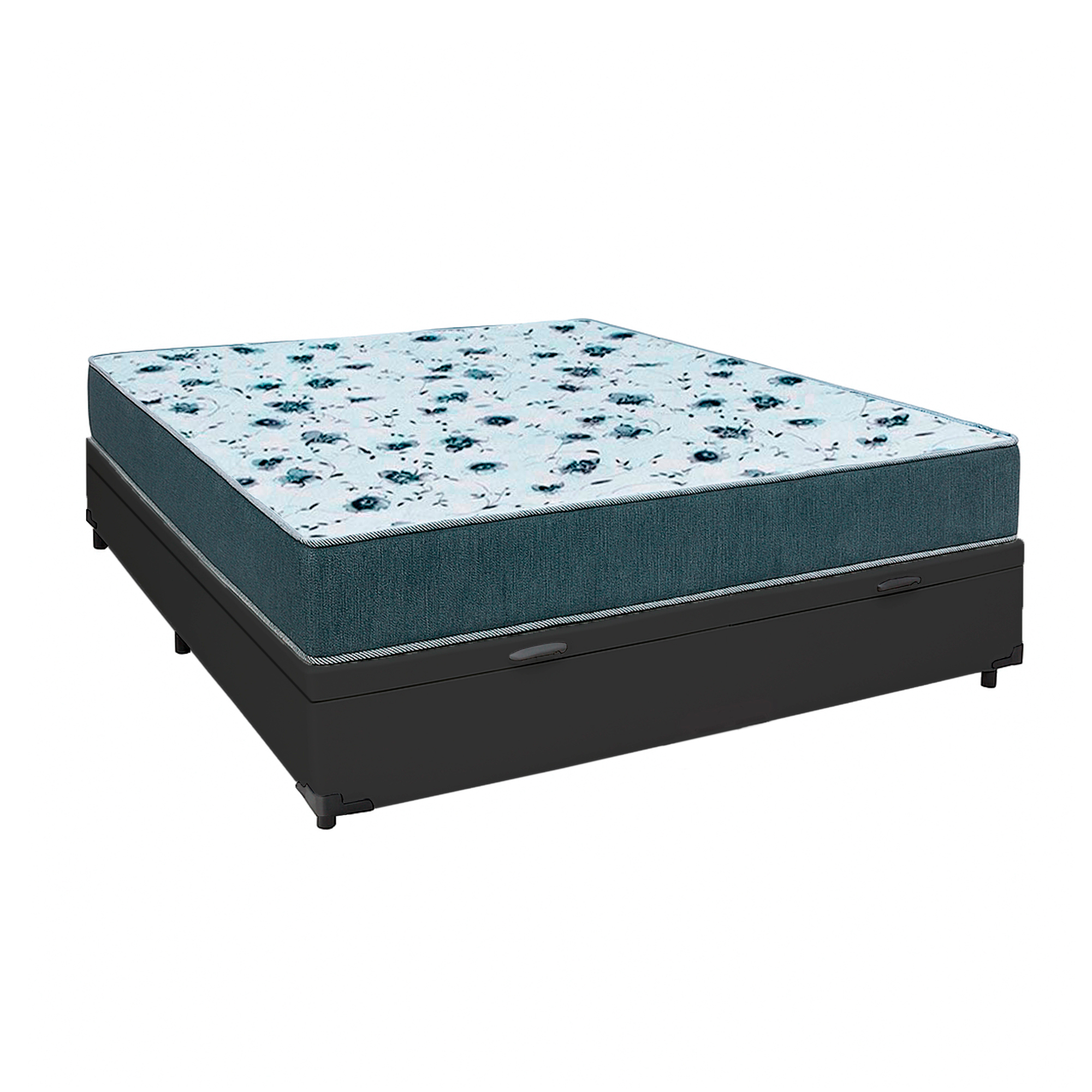 Cama Box Baú Viúva 128 Tecido Sintético P...