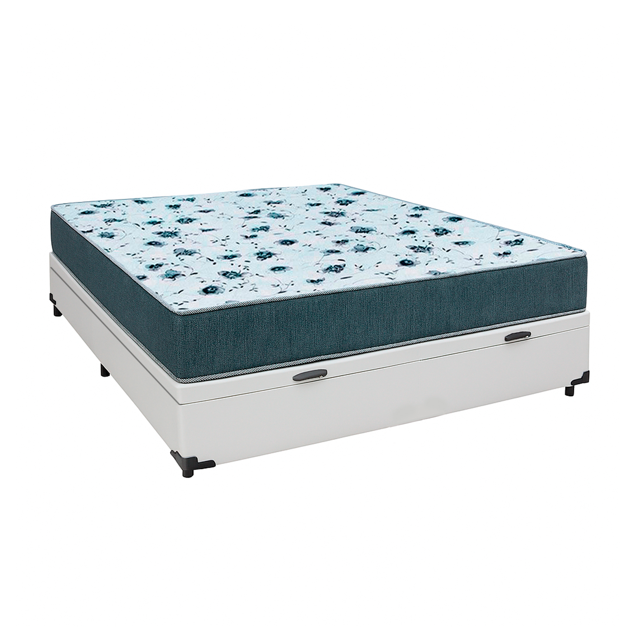 Cama Box Baú Viúva 128 Tecido Sintético B...